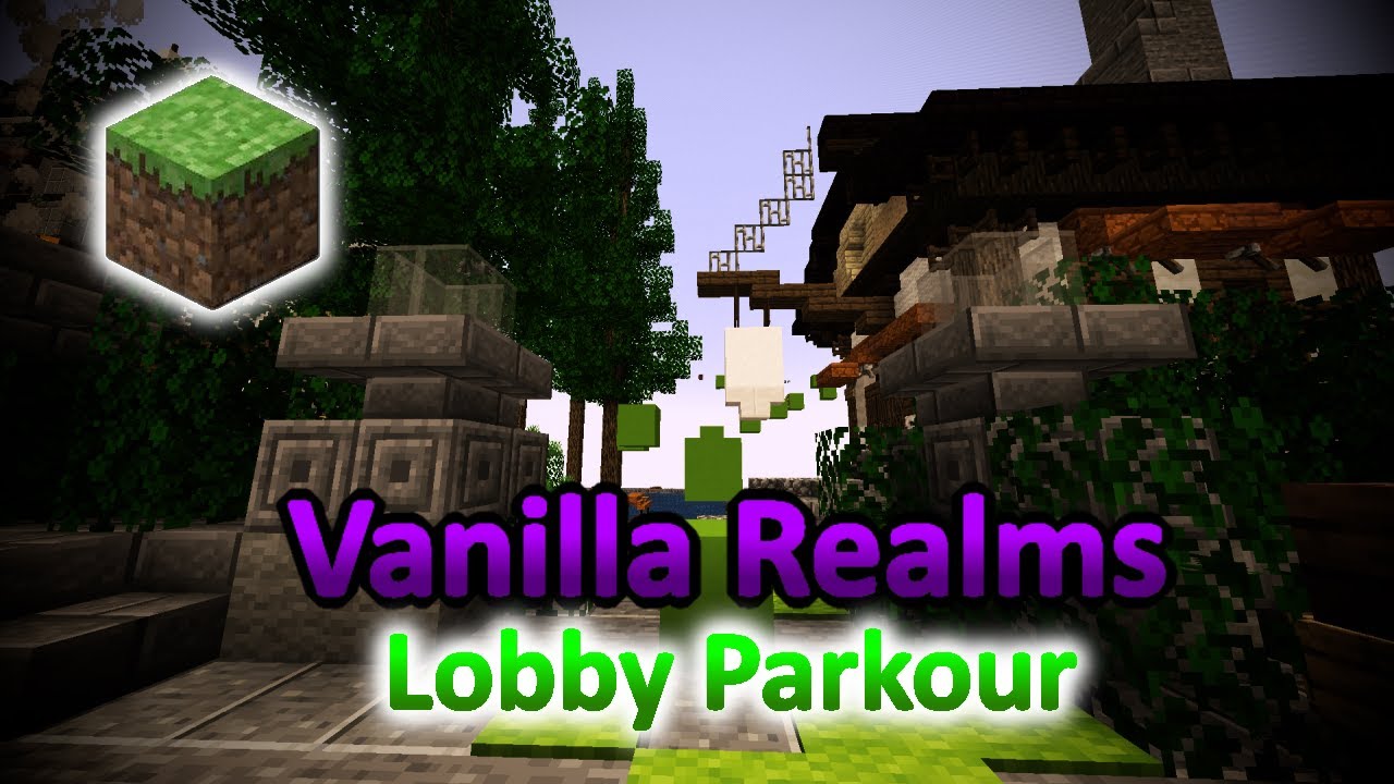Minecraft | The Vanilla Realms Lobby Parkour - YouTube