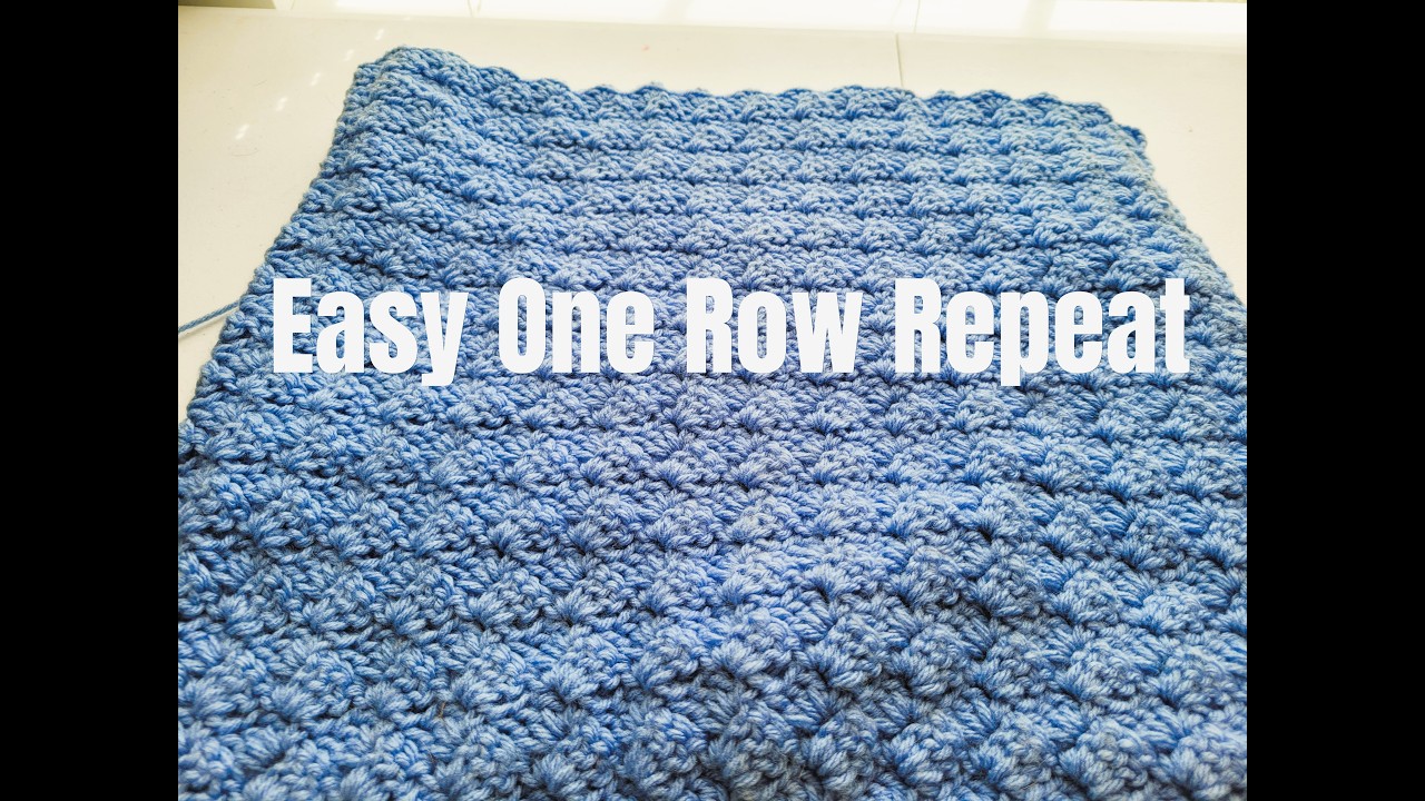 Cozy Cuddle Crochet Blanket Tutorial 🧶 | Easy One Row Repeat for ...