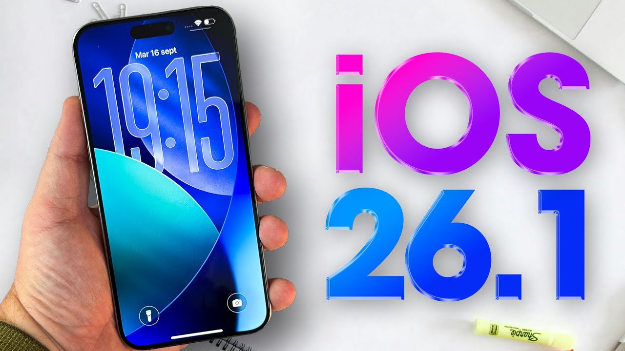 iOS 26.1 → TODO lo NUEVO, lo que TIENES que SABER: detalles, cambios y ...