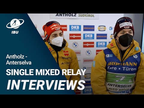 World Cup 23/24 Anttholz-Anterselva: Single Mixed Relay Interviews