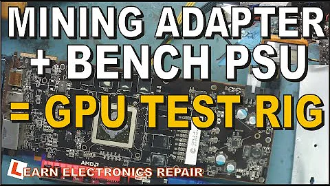 打造GPU測試修復平台 - 可調節電源與礦機轉接板