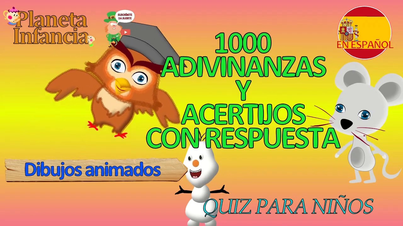 Adivinanzas y acertijos para niños, acertijos infantiles, adivinanzas infan...