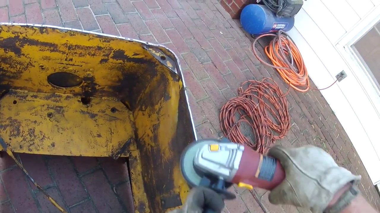 Using a Harbor Freight 41/2 inch Flap Disk and Harbor Freight 41/2