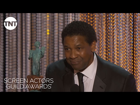 Denzel Washington Wins His First-Ever SAG Award | 23rd Annual SAG Awards | TNT