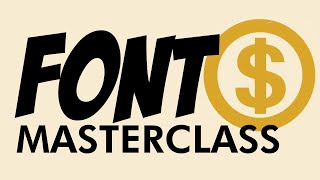 MASTERCLASS  HOW TO MAKE & SELL FONTS on ETSY  SVG & TTF Creation & Sales