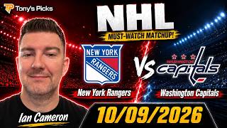 New York Rangers vs Washington Capitals 10/9/26 NHL Pick to Bet
