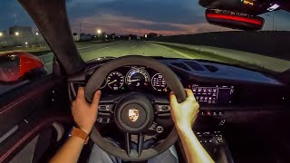 2022 Porsche 911 GT3 - POV Night Drive (Binaural Audio)