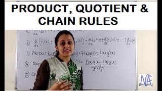 PRODUCT RULE/ QUOTIENT RULE/ CHAIN RULE CONTINUITY AND DIFFERENTIABILITY PART-2