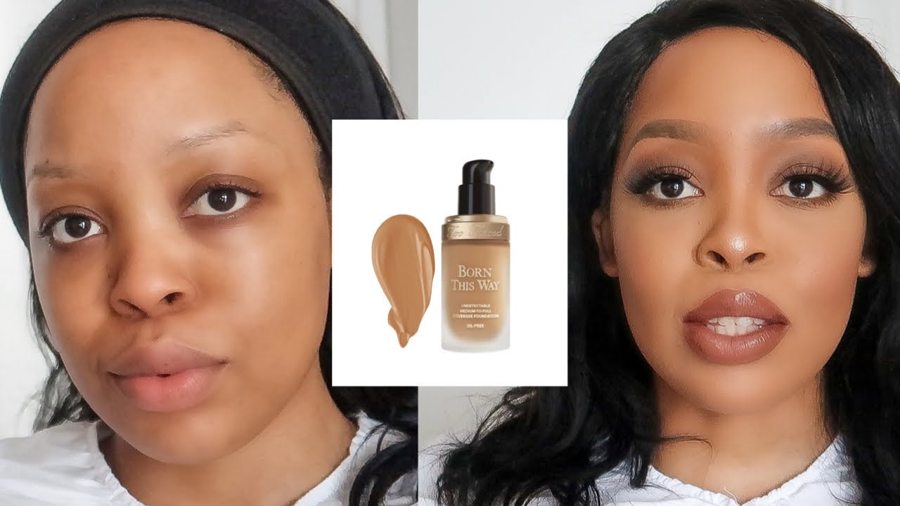 Too Faced Born This Way Foundation Praline Review - Youtube