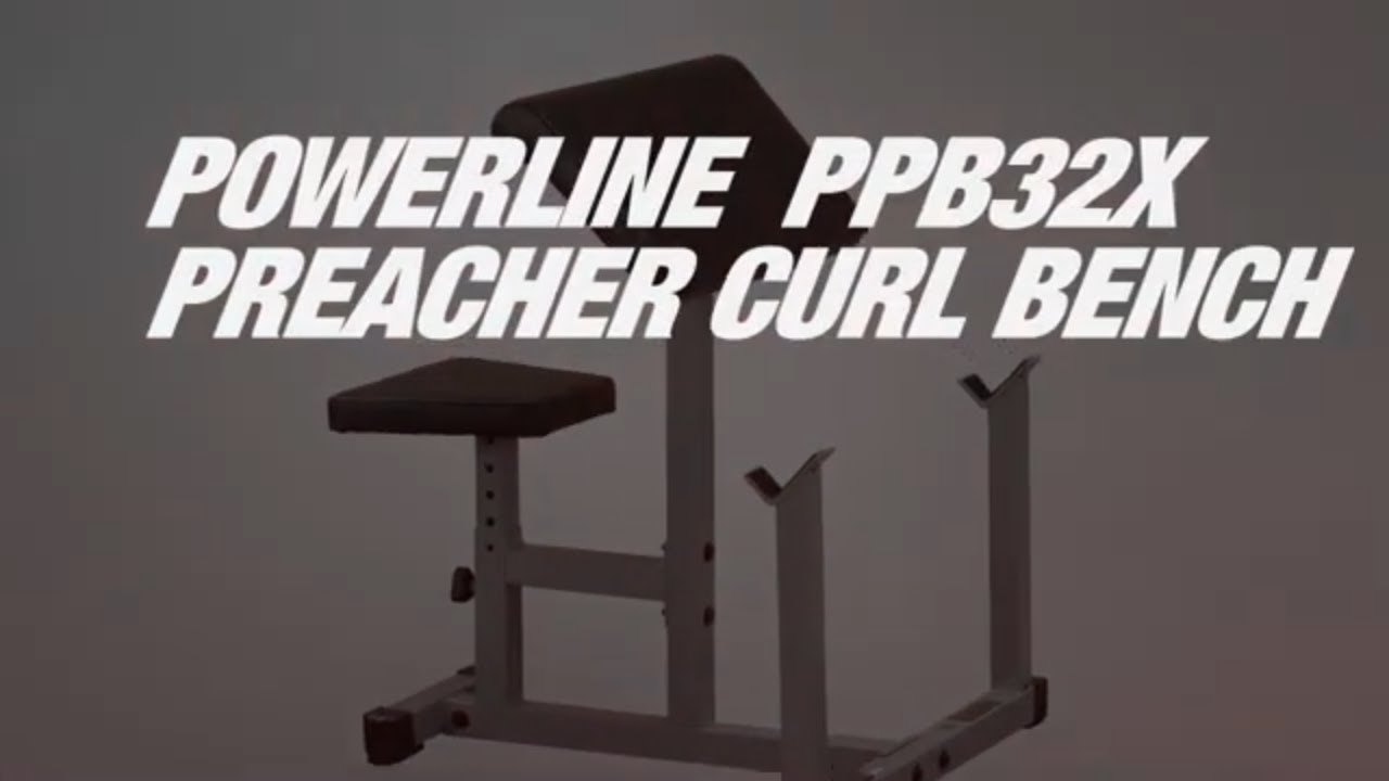 Powerline by Body-Solid PPB32X Preacher Curl