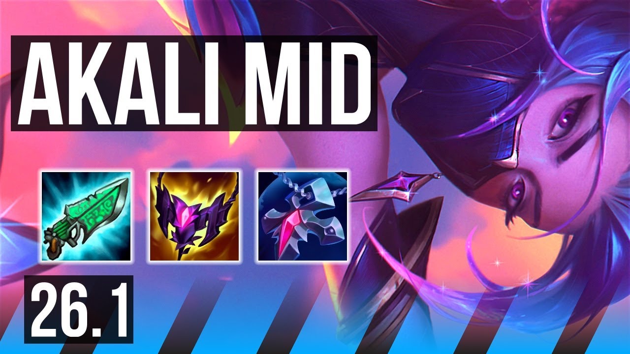 AKALI vs KASSADIN (MID) | NA Challenger | 26.1