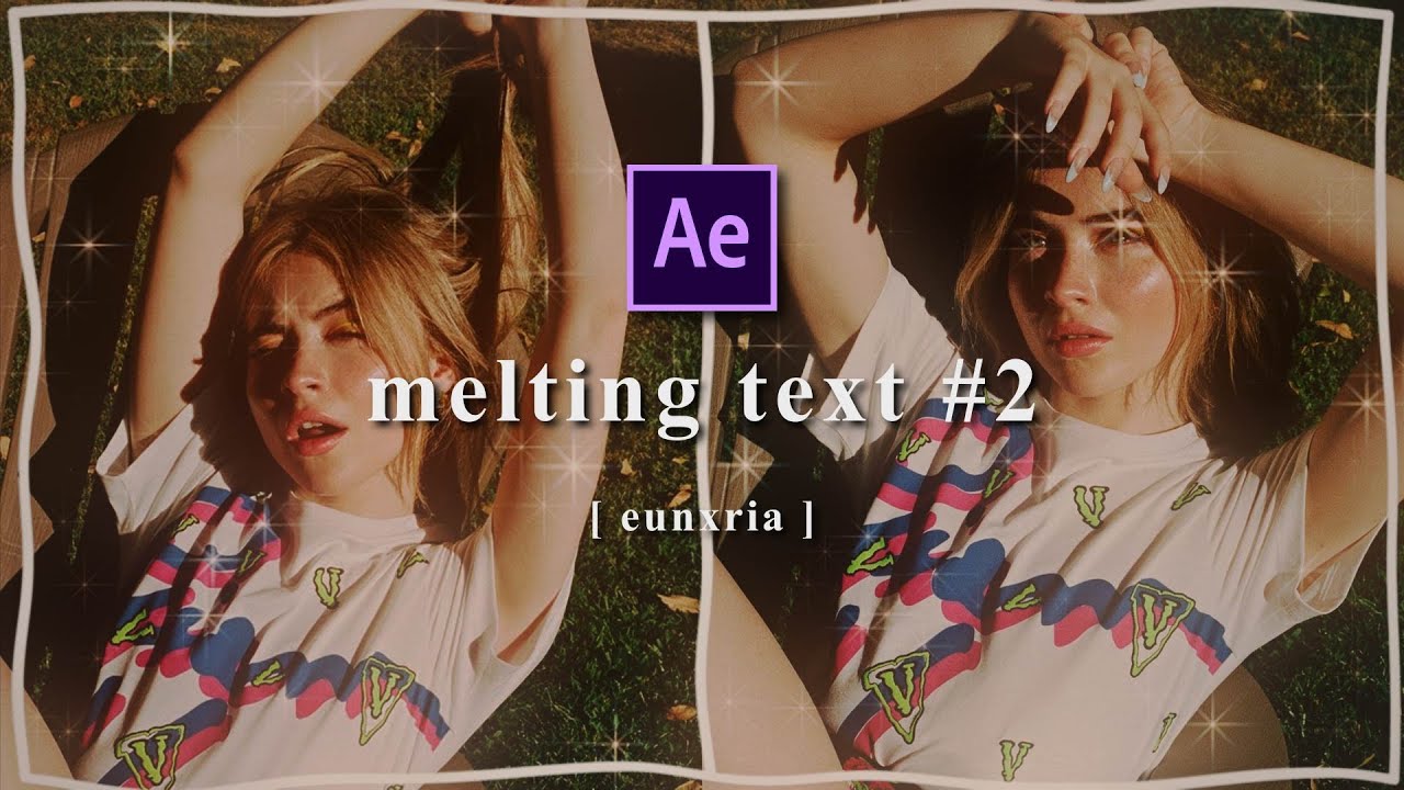 melting text #2 | tutorial | after effects - YouTube