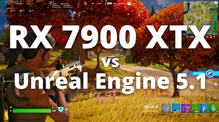 RX 7900 XTX vs Unreal Engine 5.1 with Lumen, Nanit...