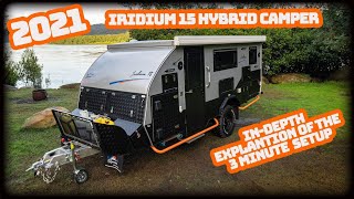 2021 IRIDIUM HYBRID  Detailed 3 Minute Setup  SIGNATURE CAMPER TRAILERS