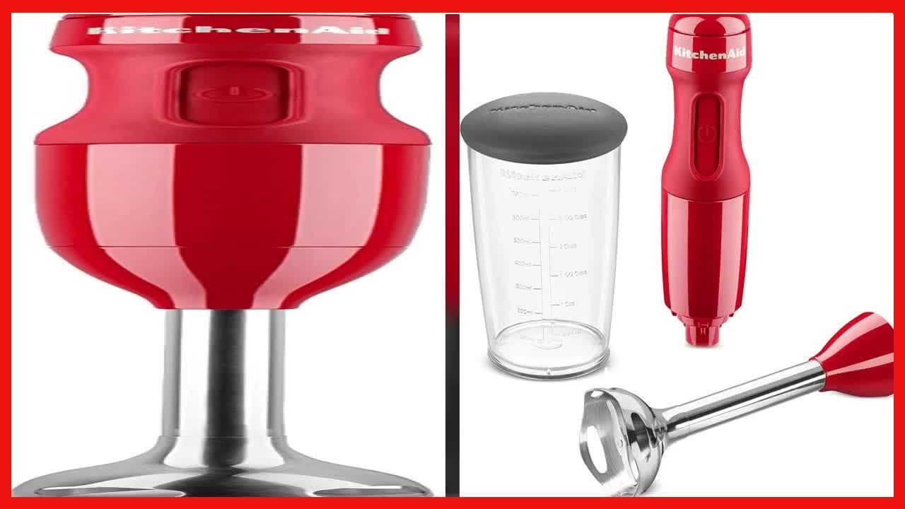 KitchenAid 2-Speed Hand Blender - Empire Red