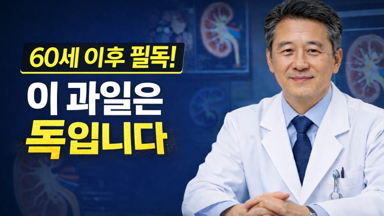 60대부터 칼륨 폭탄 주의! 콩팥이 약하면 이 과일은 피하세요