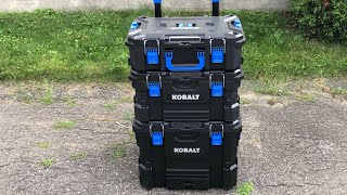 Kobalt Case Stack rolling tool box first look and full tour🤙