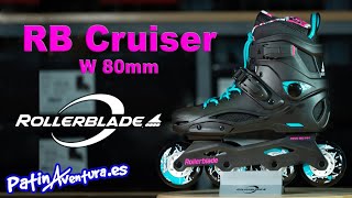 Rollerblade RB Cruiser - Patines en línea para mujer, color negro y  aguamarina