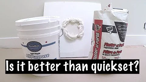 Achieve Quick Set with Plaster of Paris and Joint Compound