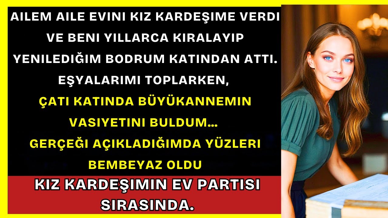 Ailem Evi Kız Kardeşime Verdi Ve Beni Kovdu — Ama Sonra Büyükannemin Mektubunu Buldum...
