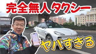 RoboTaxi - 中国武漢で無人運転タクシーに乗ってきました!ヤバすぎる!