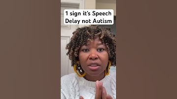 1 teken dat het SPRAAKVERTRAGING is en geen AUTISME💙 #autismawareness #autismafrica