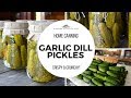 The best GARLIC DILL PICKLES recipe!