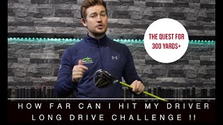 HOW FAR CAN I HIT MY DRIVER ? LONG DRIVE CHALLENGE!!