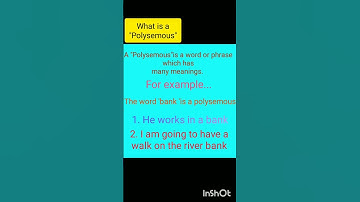 Vocabulary video POLYSEMOUS #shorts
