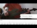 Paramore  decode  bass cover  tabs