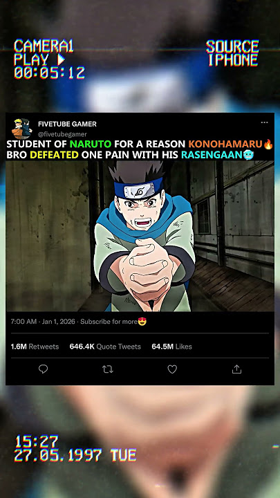 'Momen ketika Konohamaru mengalahkan Pain dengan Rasengannya—murid Naruto karena suatu alasan'