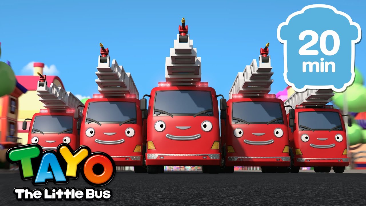 Kompilasi Lagu Truk Pemadam Kebakaran🚒 | Tayo Lagu Tim Penyelamat | Tayo Bahasa Indonesia