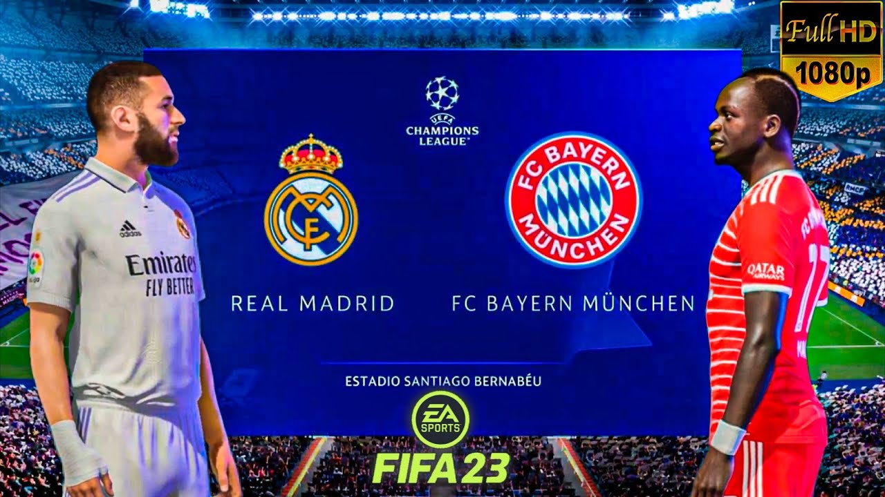 FIFA 23 Real Madrid vs Bayern Munich Champions League 2022/2023 Full Match! YouTube