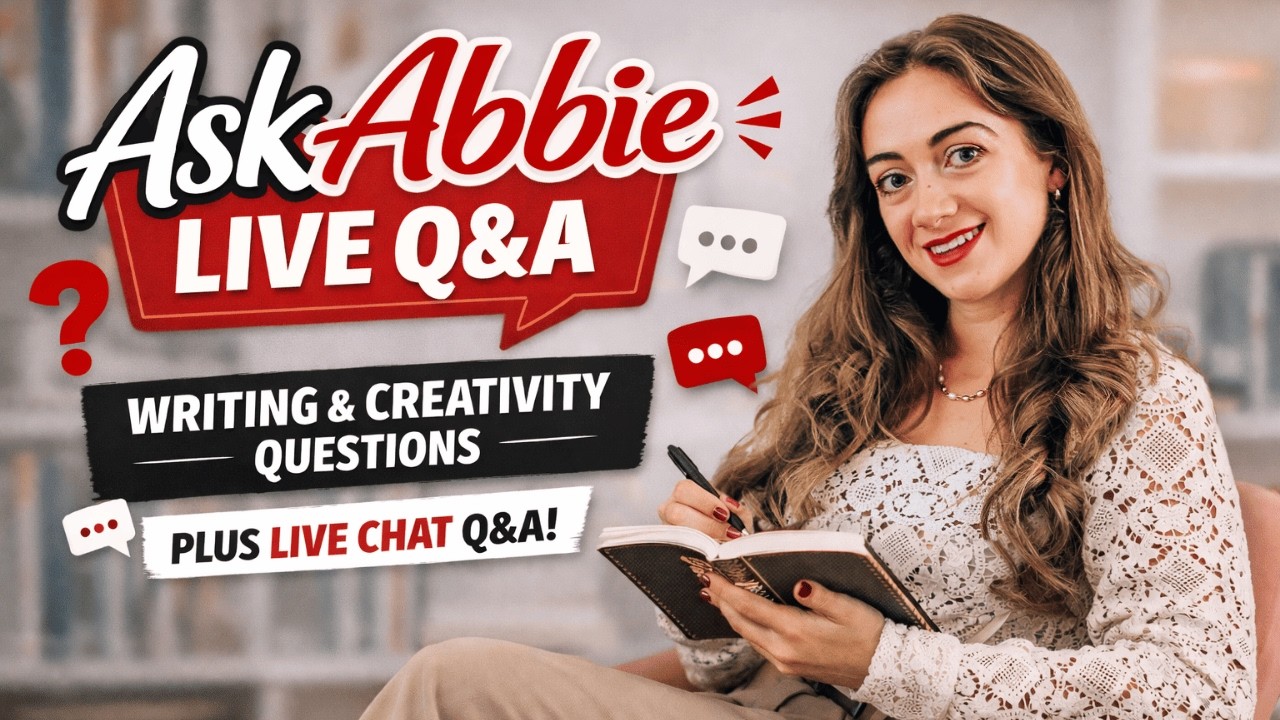 AskAbbie LIVE: Writing & Creativity Q&A (Plus Live Chat Questions!)