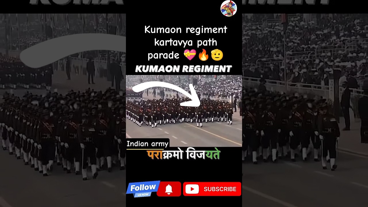 Kumaon regiment kartavya path parade