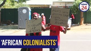 WATCH: EFF protests outside Moroccan embassy
