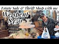 Thrift Store &amp; Estate Sale Antique Home Decor Mega Haul - Shop with me - Reselling for profit