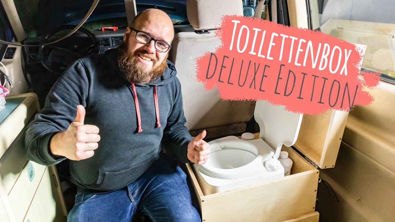 Unsere DIY Toilettenbox Porta Potti Campingklo im VW T4 California
