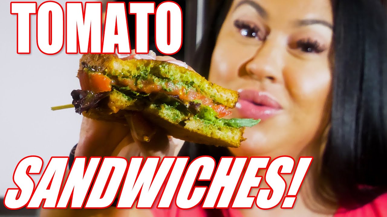 The BEST Tomato Sandwich On Youtube! Also the EASIEST Tomato Sandwich