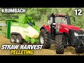 Pelleting and palletising  krumbach  farming simulator 22  episode 12