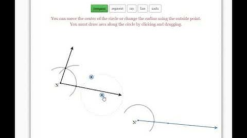 Copy and Angle with Compass & Straightedge