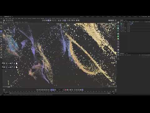 Cinema 4D 2024 matrix mix cloth simulation