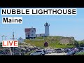 Nubble lighthouse york maine usa  live