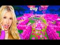 I Built A PINK ONLY CITY in 99 Nights...