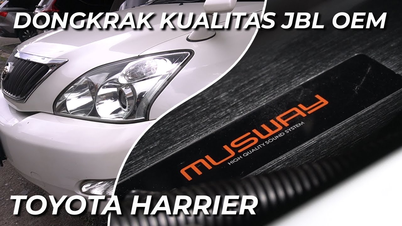 Toyota harrier jbl