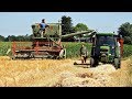 Graan oogst | Claas Matador Gigant | Cad ride | John Deere | Het Hogeland | Harvesting 2018