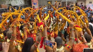 Pothuraju Grand entry at Chappal Bazar Bonalu | Golkonda Bonalu2022 | Pothuraju Teenmaar Dance 2022