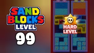 Sand Blocks Drop Puzzle Level 99 Game Walkthrough