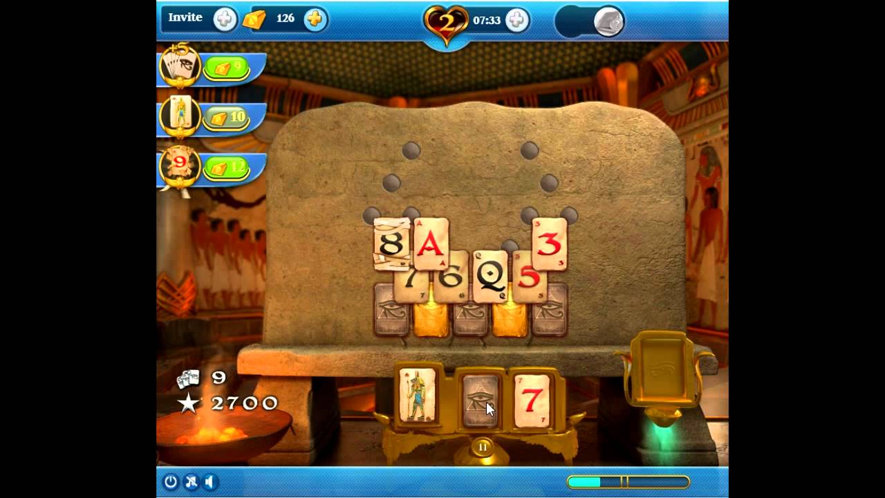 Pyramid Solitaire Saga level 61, 3 stars 😈