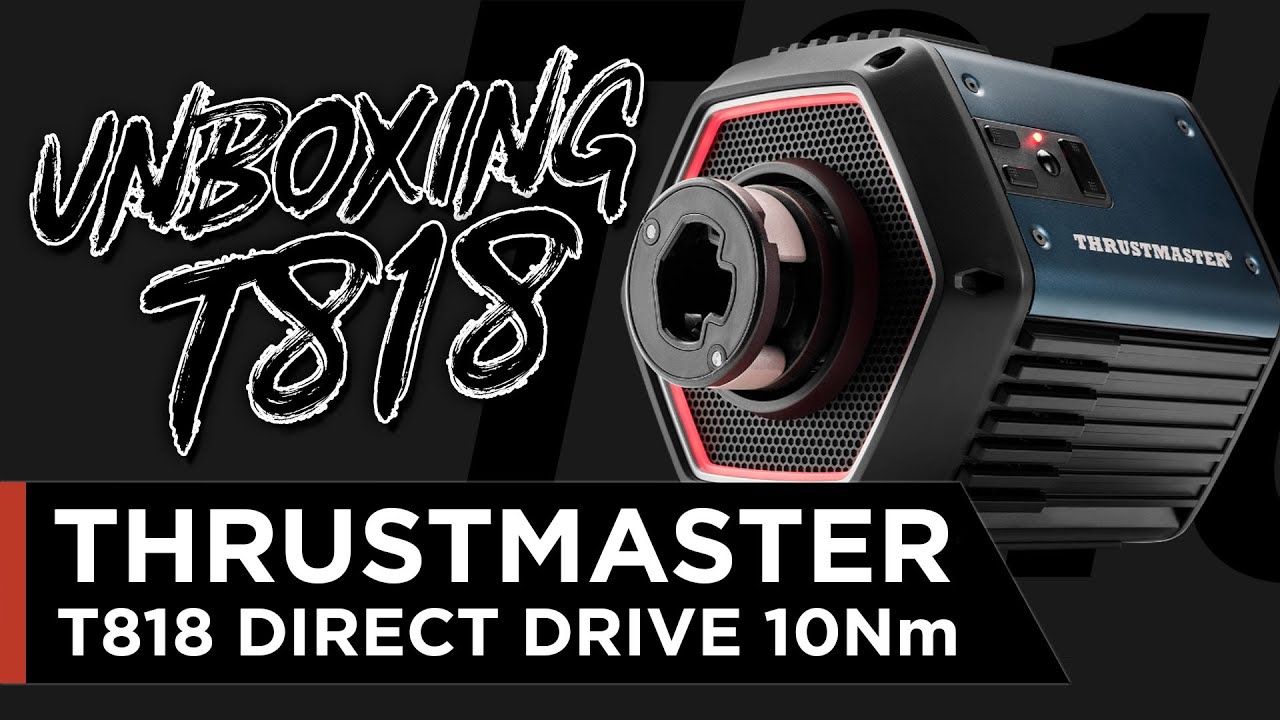 The Thrustmaster T818 is a 10Nm direct drive sim racing wheel